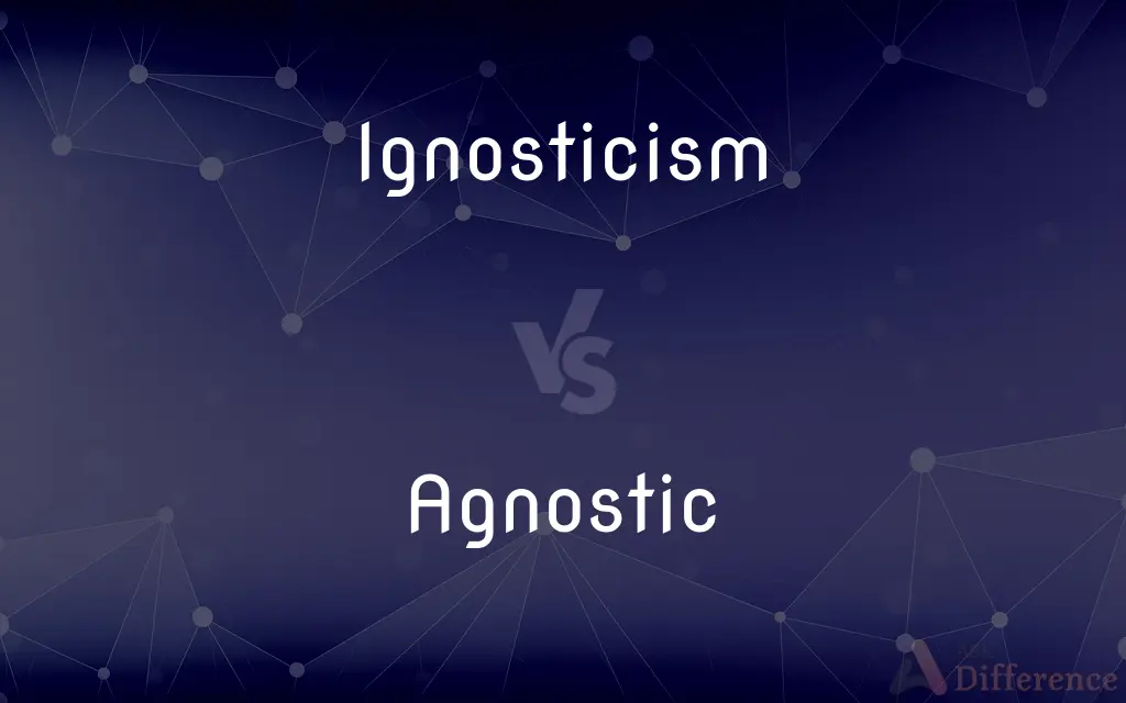 Ignosticism vs. Agnostic — What's the Difference?