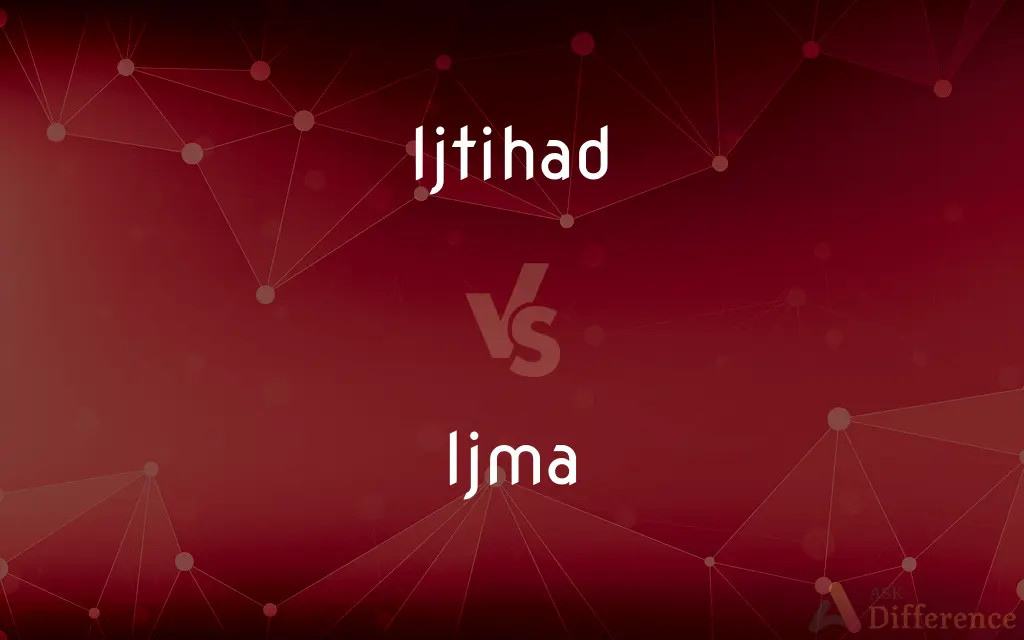 Ijtihad vs. Ijma — What's the Difference?