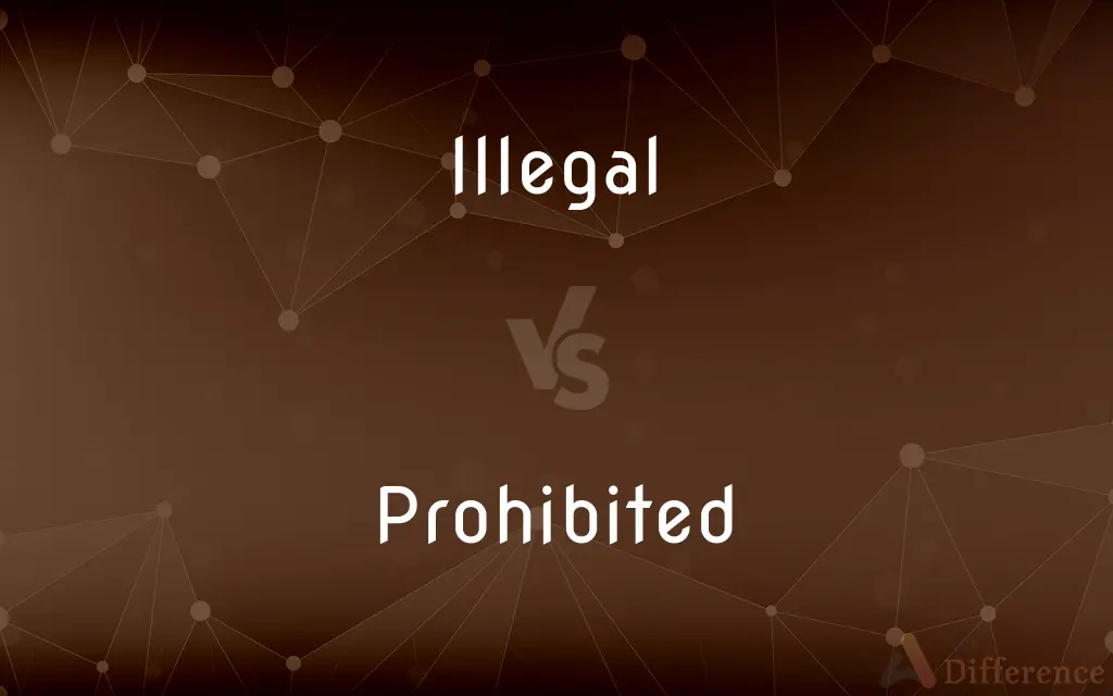 Illegal vs. Prohibited — What's the Difference?