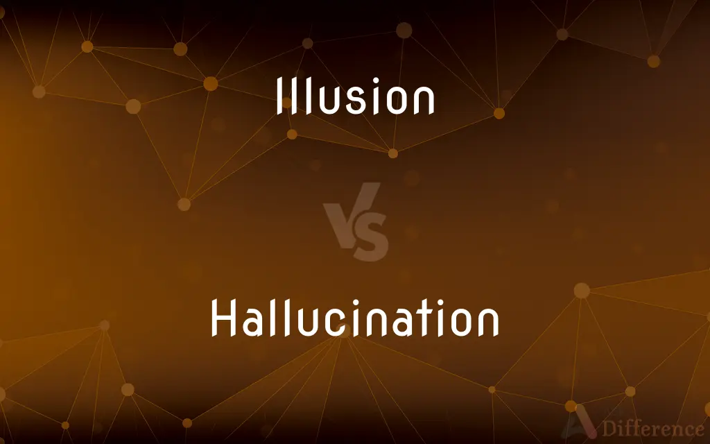 Illusion vs. Hallucination — What's the Difference?