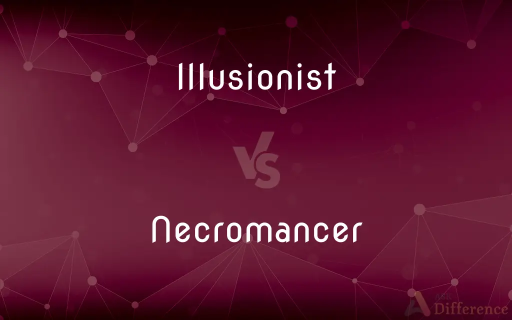 Illusionist vs. Necromancer — What's the Difference?