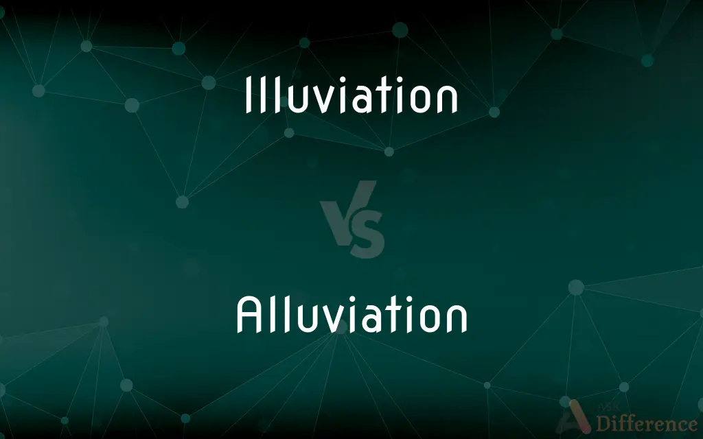 Illuviation vs. Alluviation — What's the Difference?