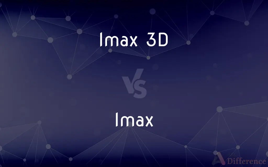 Imax 3D vs. Imax — What's the Difference?