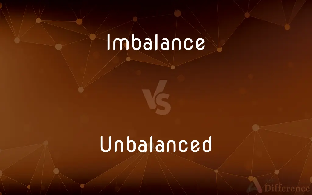 Imbalance vs. Unbalanced — What's the Difference?