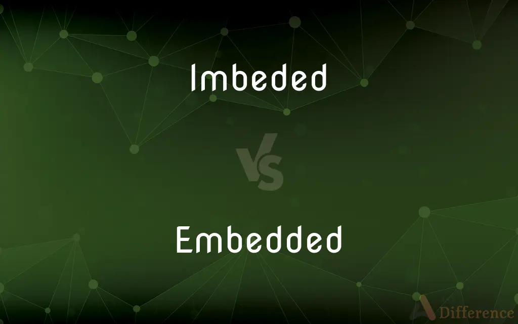 Imbeded vs. Embedded — Which is Correct Spelling?