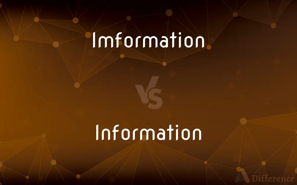 Imformation vs. Information — Which is Correct Spelling?