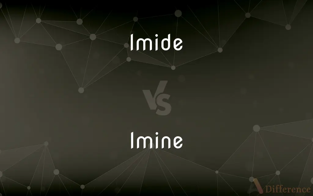 Imide vs. Imine — What's the Difference?