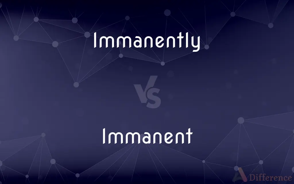 Immanently vs. Immanent — What's the Difference?