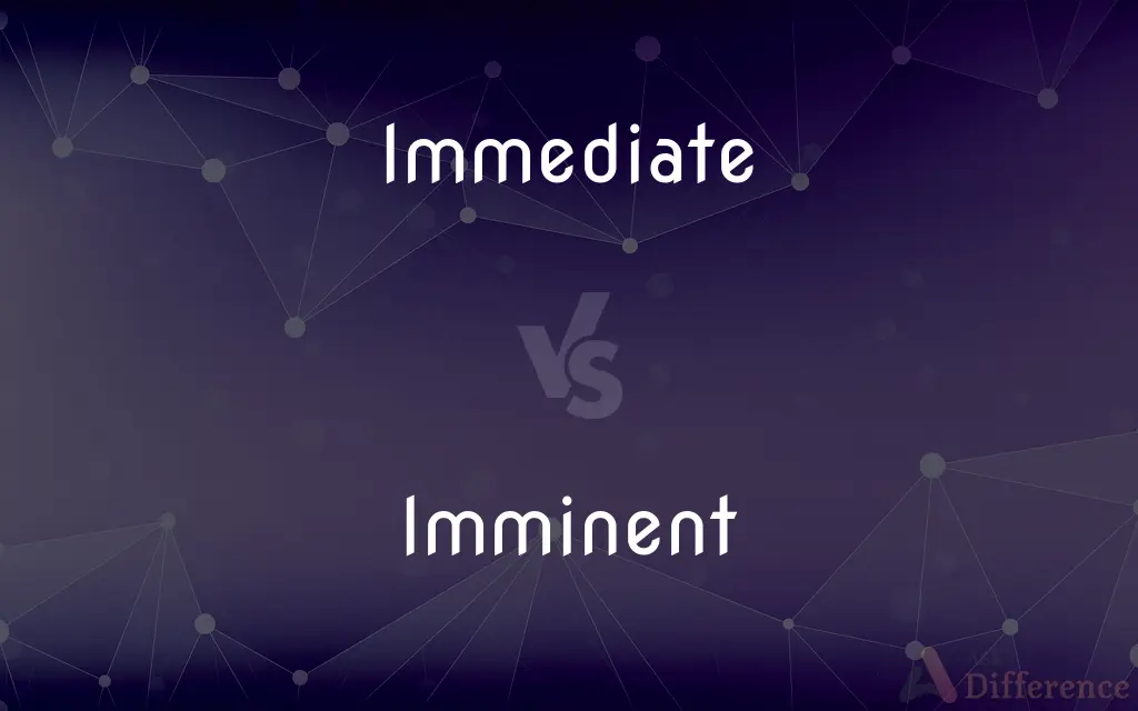 Immediate vs. Imminent — What's the Difference?