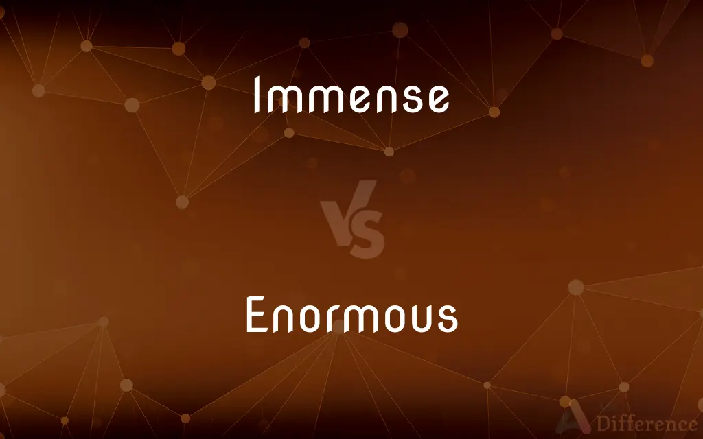 Immense vs. Enormous — What's the Difference?