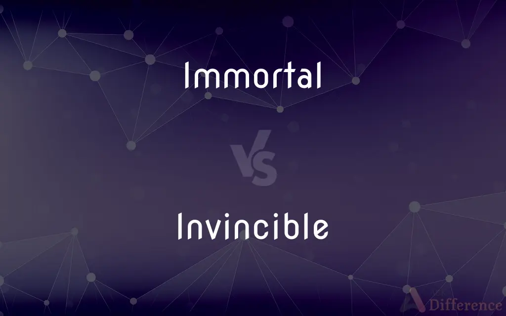 Immortal vs. Invincible — What's the Difference?