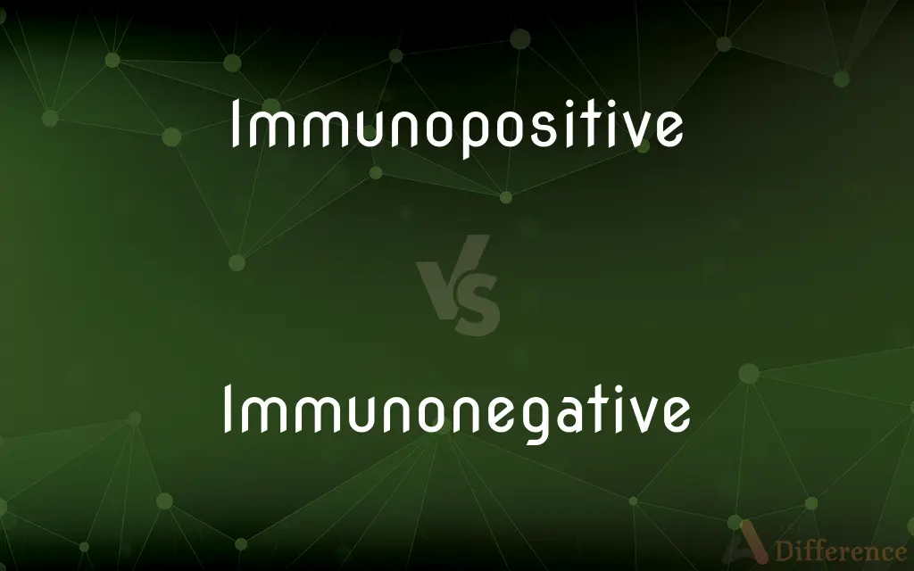 Immunopositive vs. Immunonegative — What's the Difference?