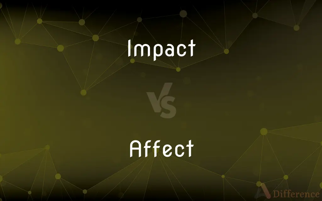Impact vs. Affect — What's the Difference?