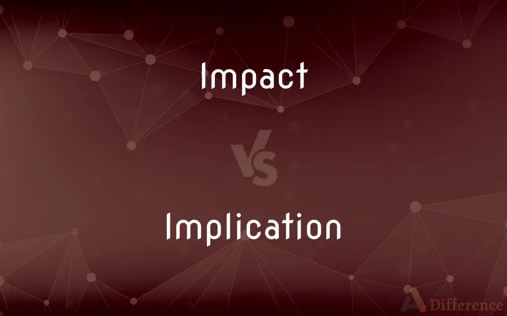 Impact vs. Implication — What's the Difference?