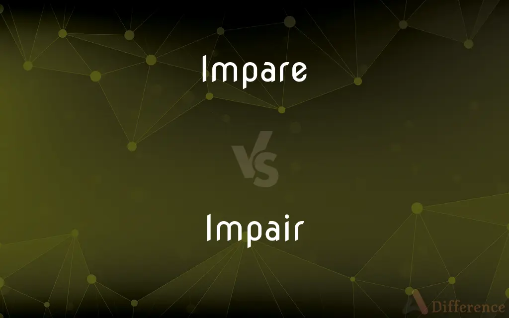 Impare vs. Impair — Which is Correct Spelling?