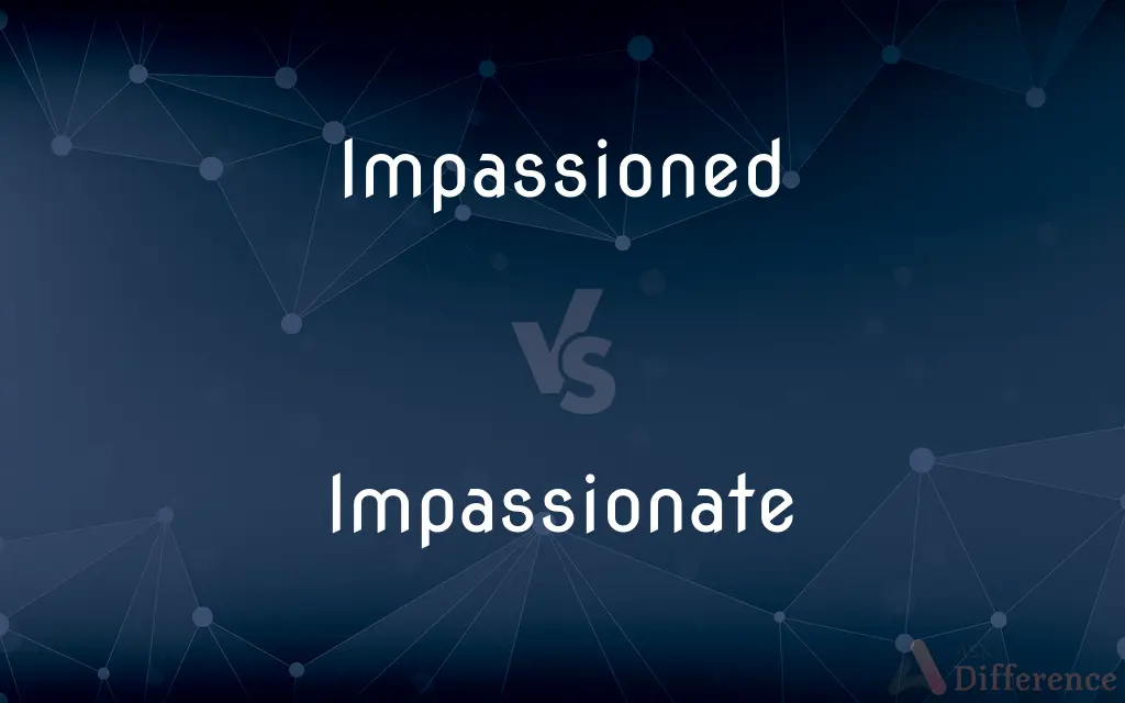 Impassioned vs. Impassionate — What's the Difference?