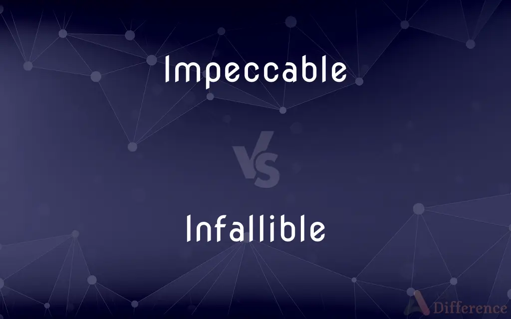 Impeccable vs. Infallible — What's the Difference?