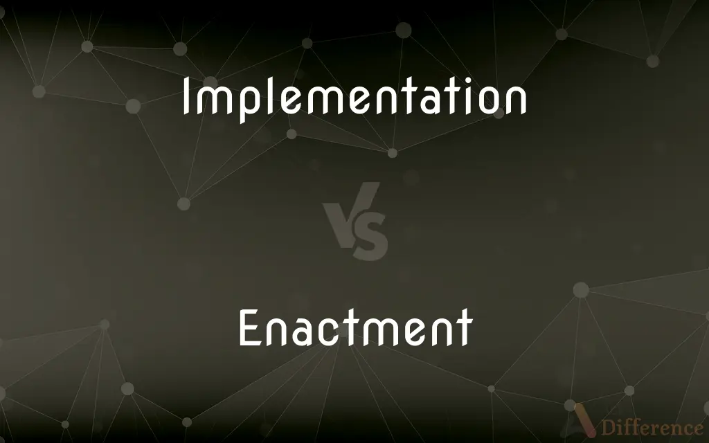 Implementation vs. Enactment — What's the Difference?