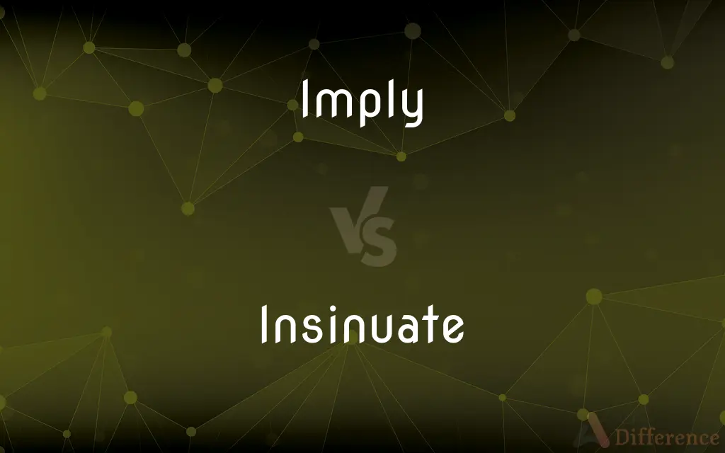 Imply vs. Insinuate — What's the Difference?