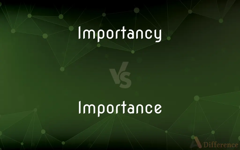 Importancy vs. Importance — Which is Correct Spelling?