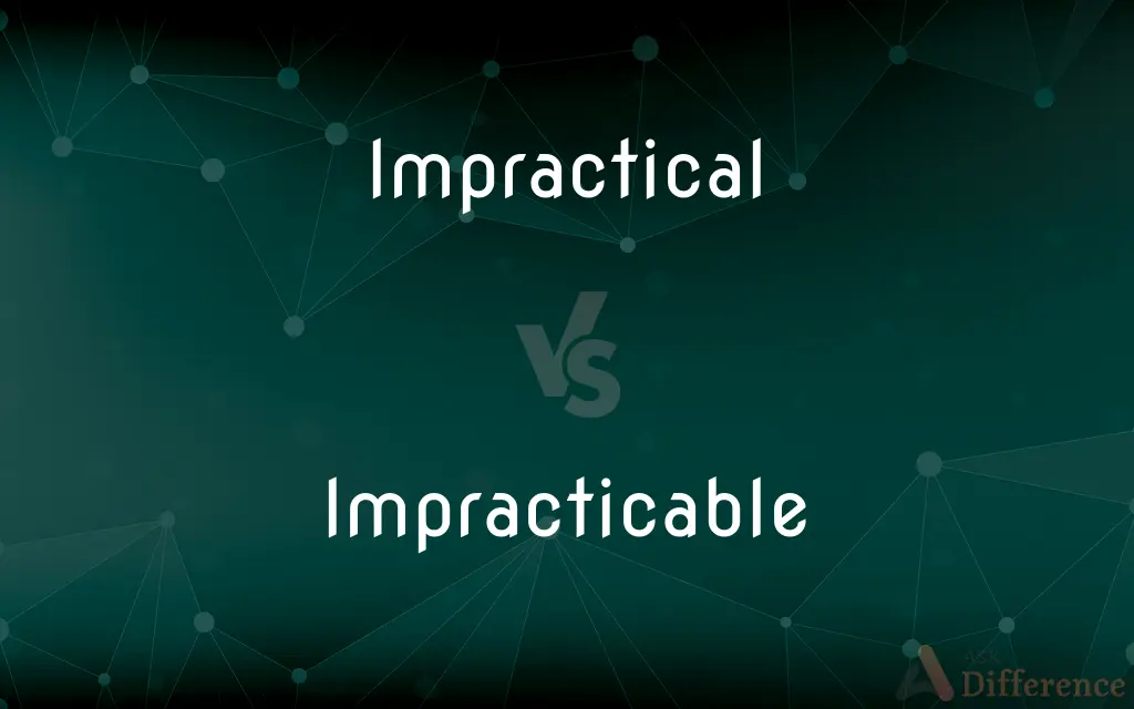 Impractical vs. Impracticable — What's the Difference?