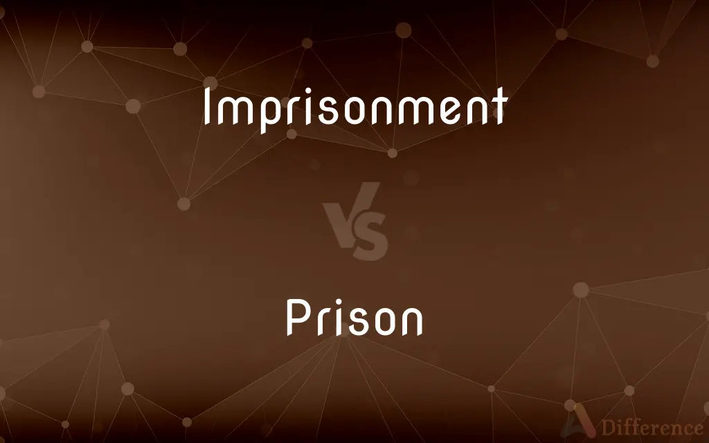 Imprisonment vs. Prison — What's the Difference?