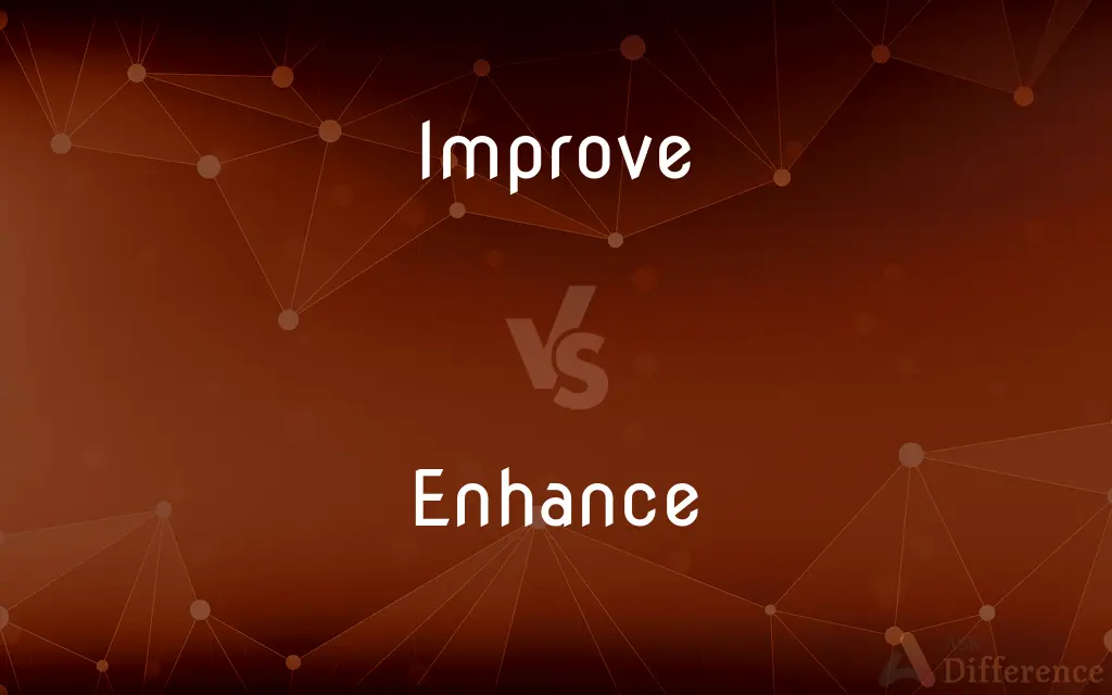 Improve vs. Enhance — What's the Difference?