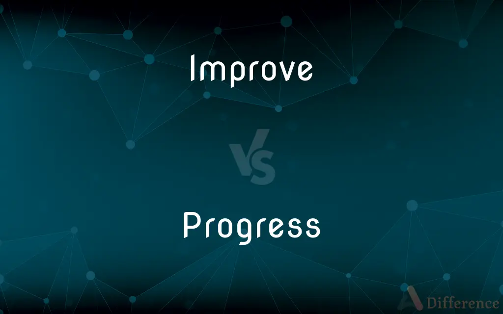 Improve vs. Progress — What's the Difference?