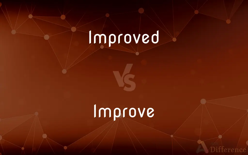 Improved vs. Improve — What's the Difference?