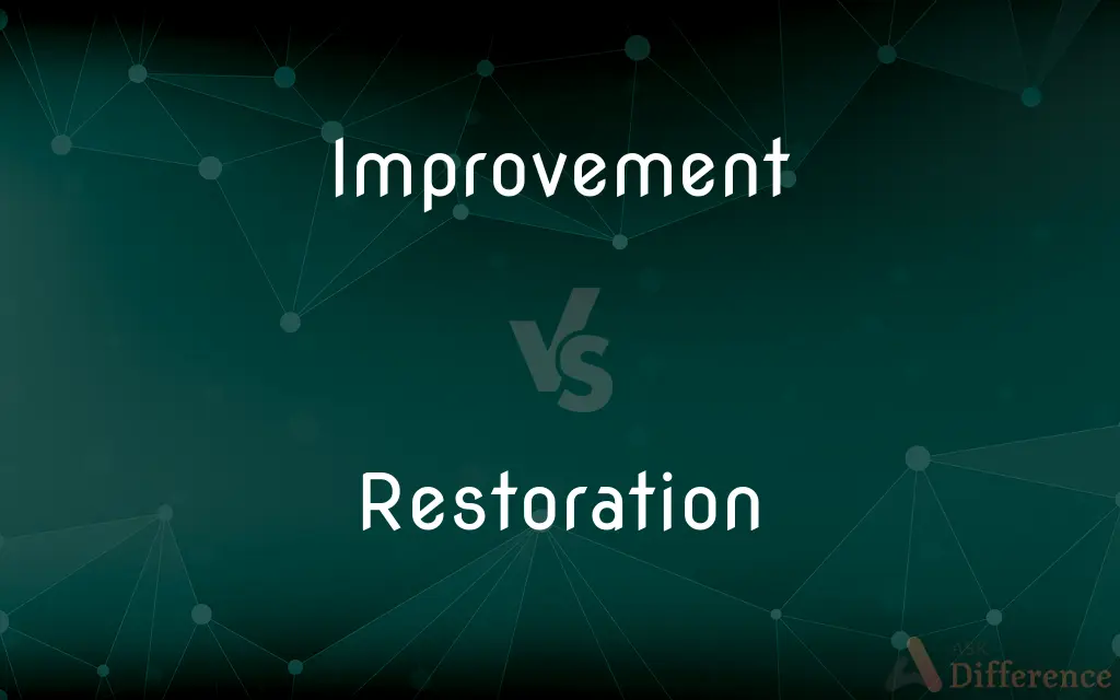 Improvement vs. Restoration — What's the Difference?
