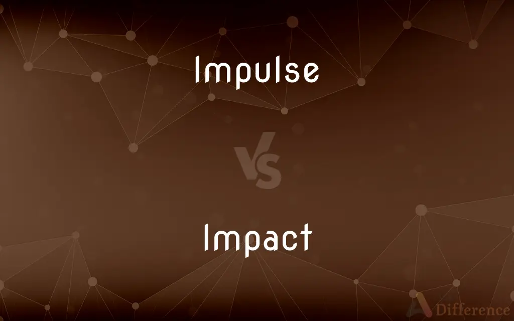 Impulse vs. Impact — What's the Difference?
