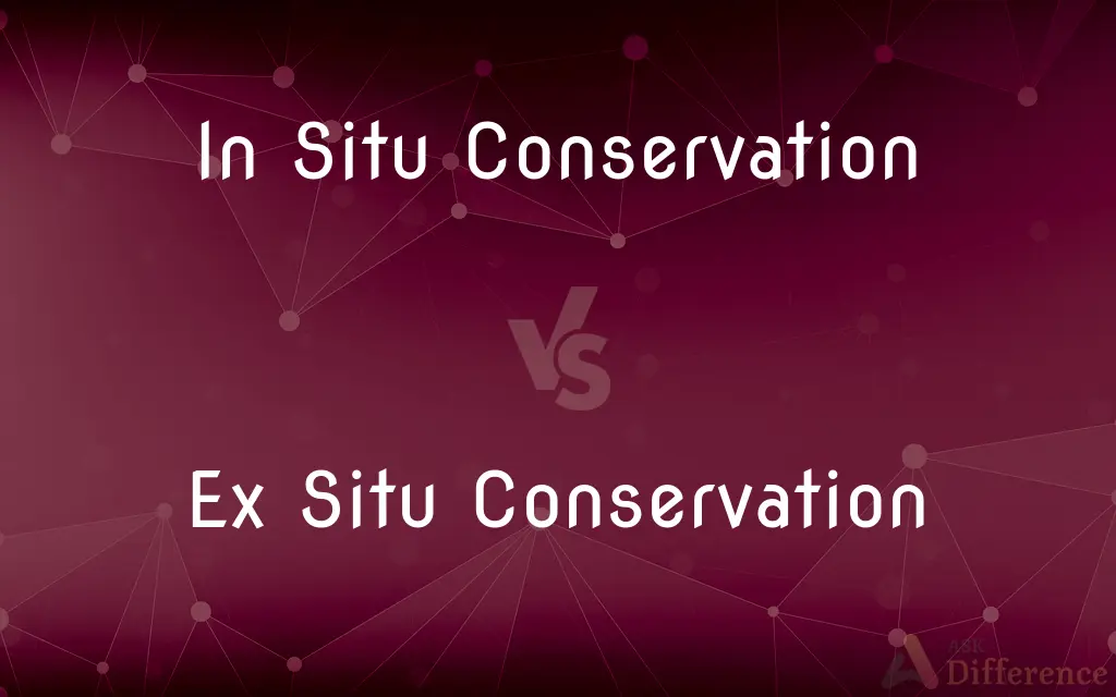 In Situ Conservation vs. Ex Situ Conservation — What's the Difference?
