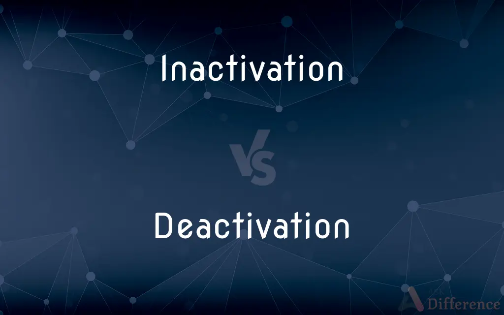 Inactivation vs. Deactivation — What's the Difference?