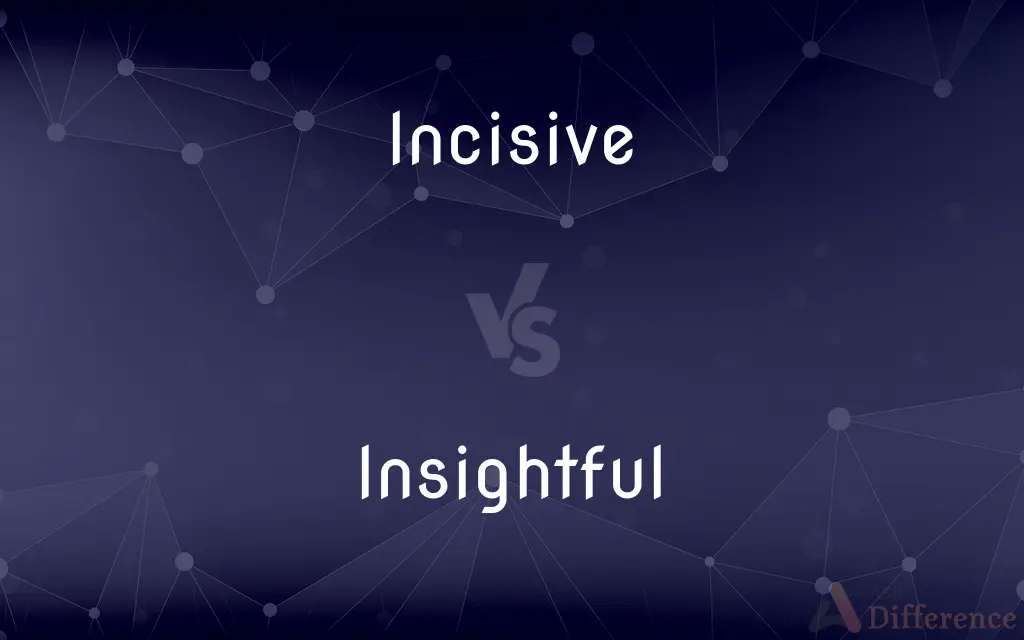 Incisive vs. Insightful — What's the Difference?