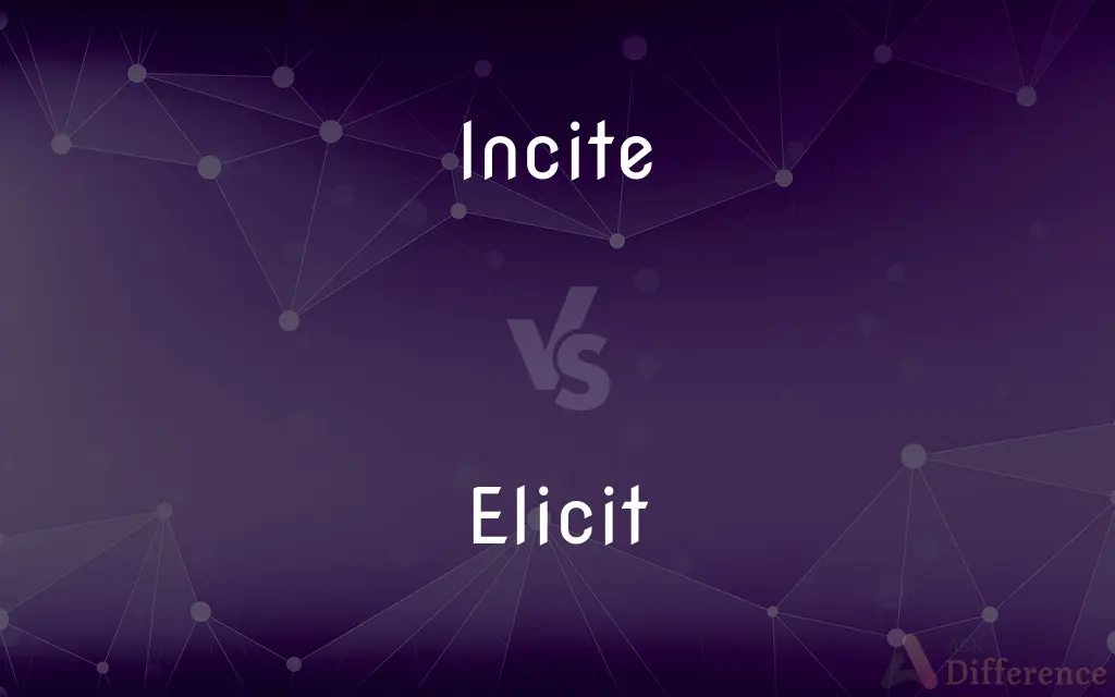 Incite vs. Elicit — What's the Difference?