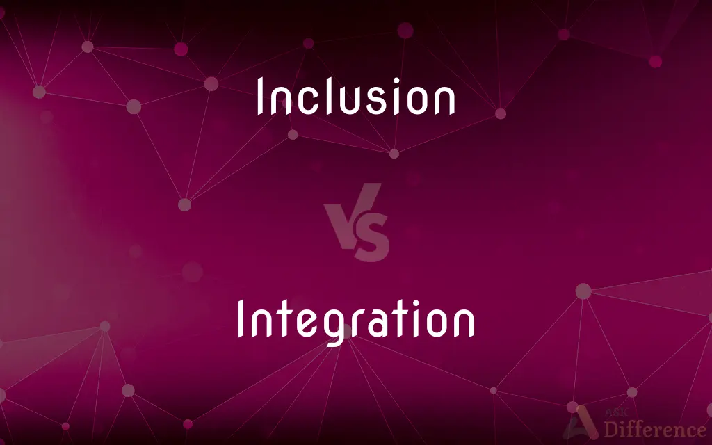 Inclusion vs. Integration — What's the Difference?