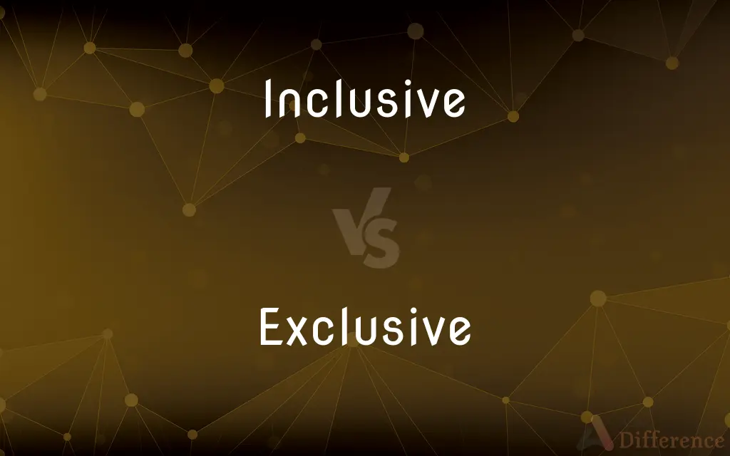 Inclusive vs. Exclusive — What's the Difference?
