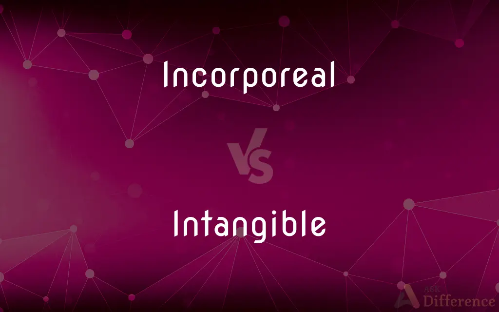 Incorporeal vs. Intangible — What's the Difference?