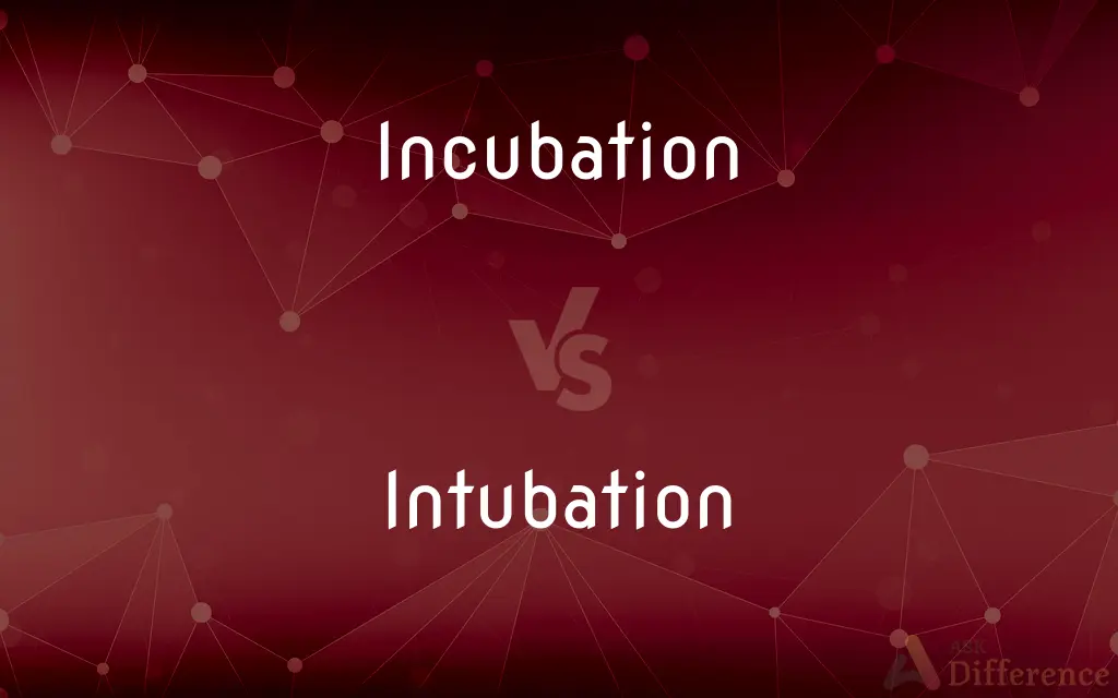 Incubation vs. Intubation — What's the Difference?