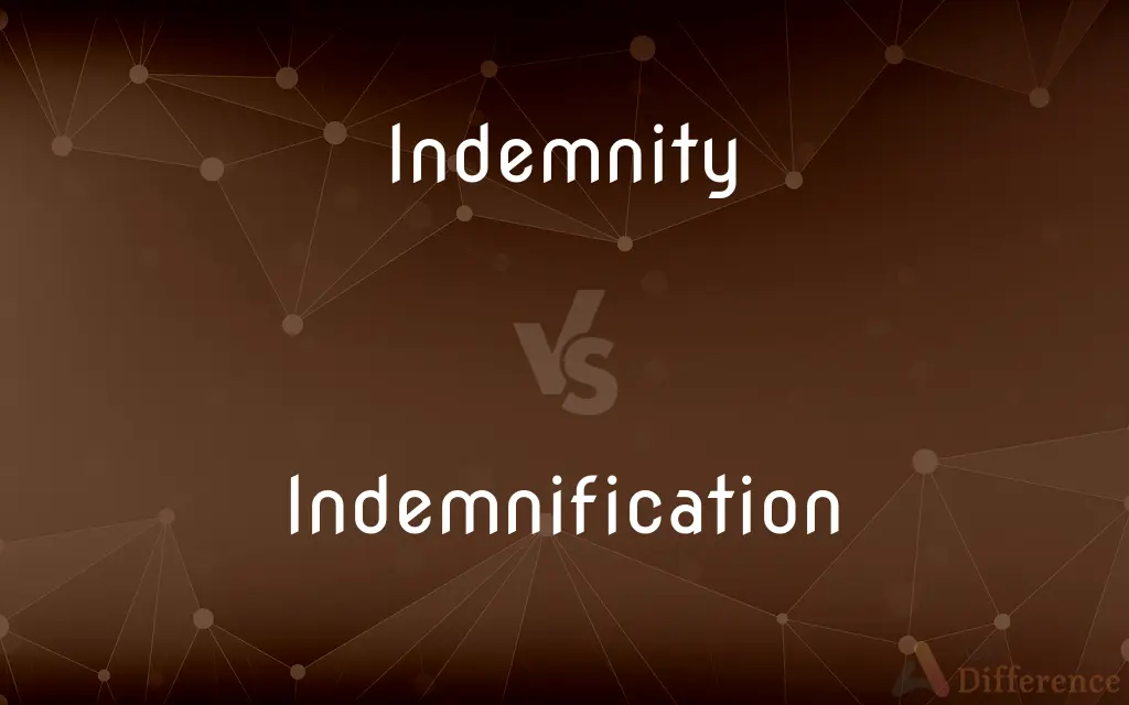 Indemnity vs. Indemnification — What's the Difference?