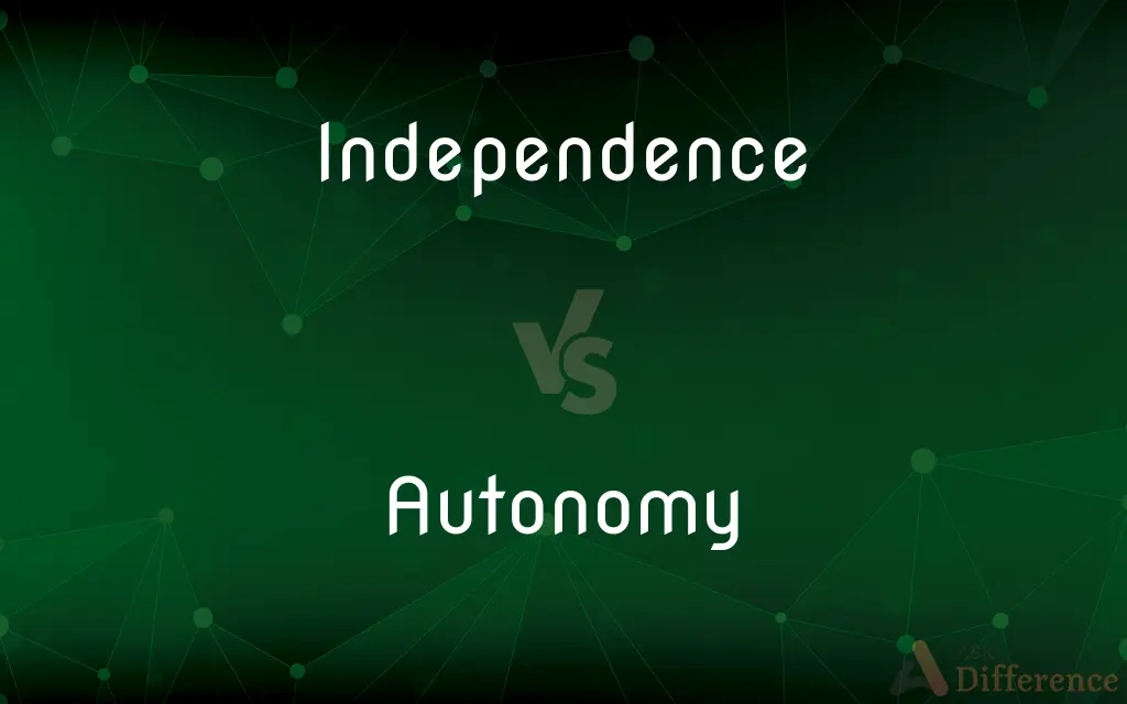 Independence vs. Autonomy — What's the Difference?