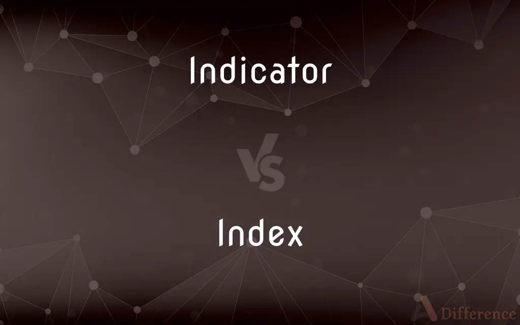 Indicator vs. Index — What's the Difference?