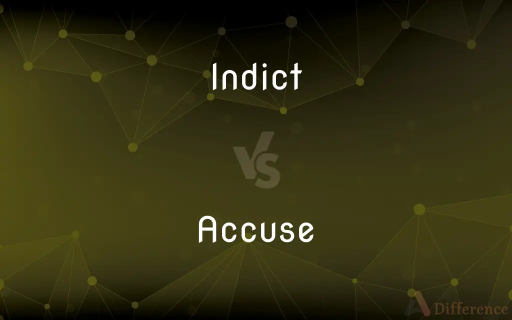 Indict vs. Accuse — What's the Difference?