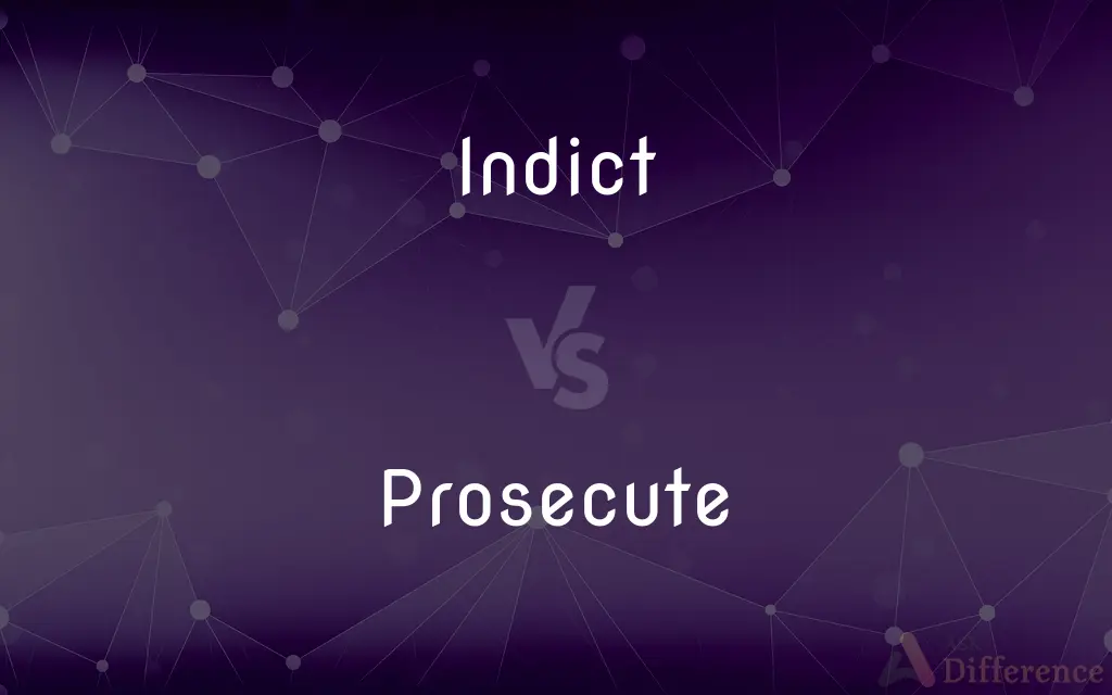 Indict vs. Prosecute — What's the Difference?