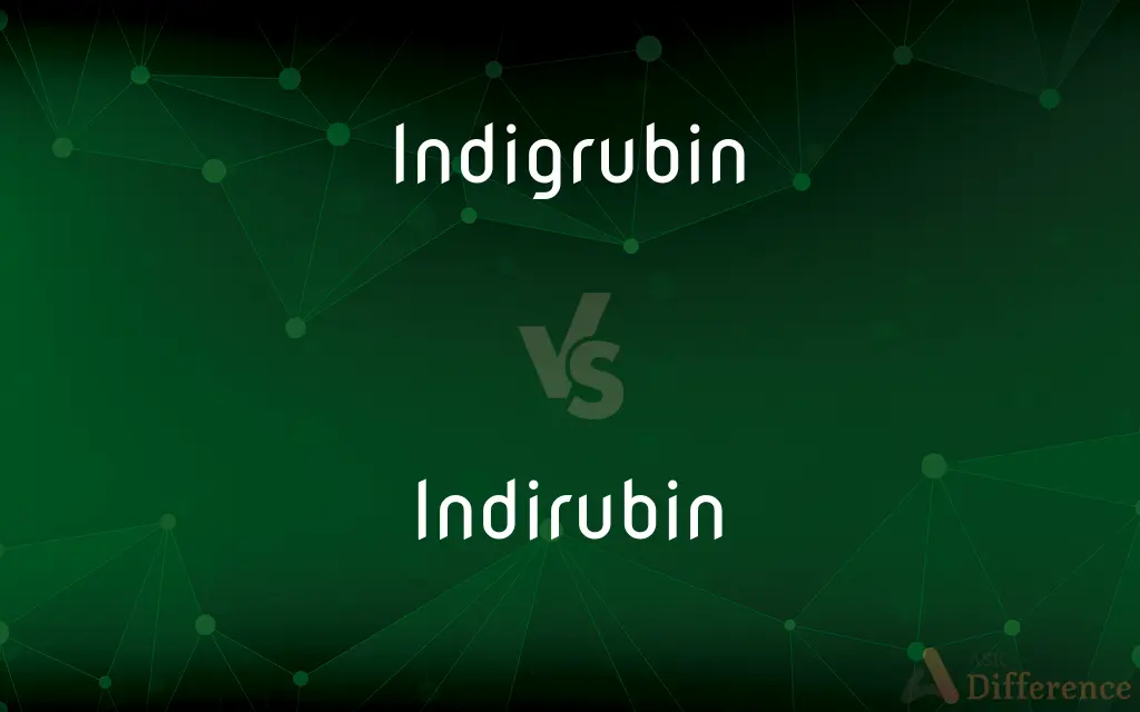 Indigrubin vs. Indirubin — What's the Difference?