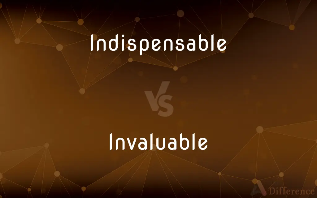 Indispensable vs. Invaluable — What's the Difference?