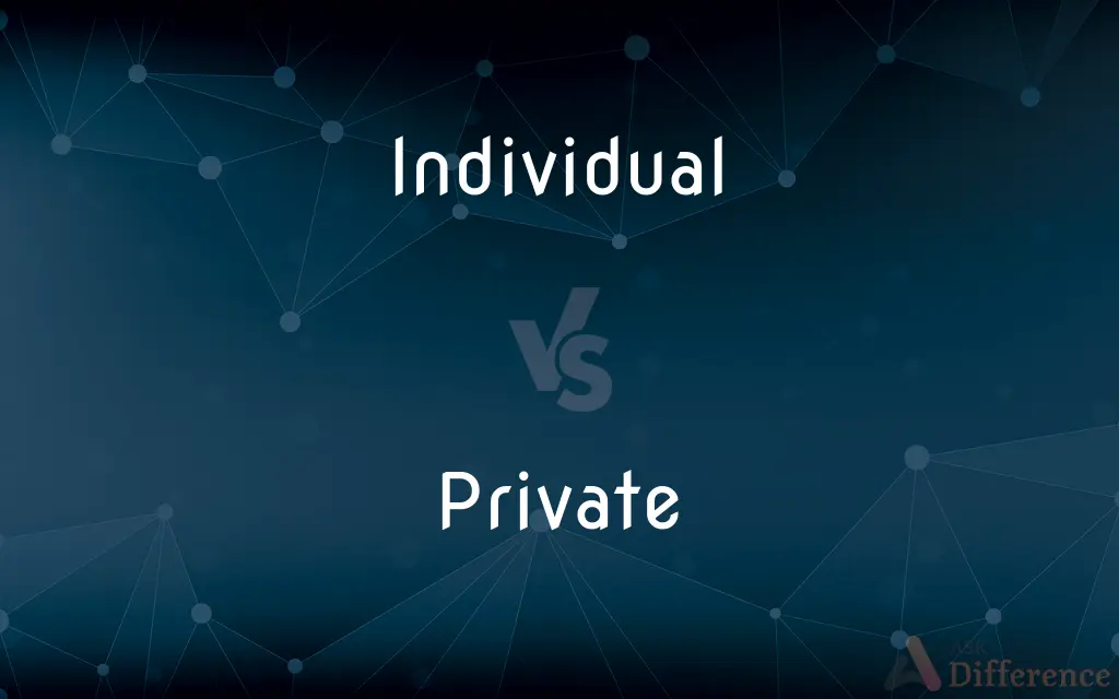 Individual vs. Private — What's the Difference?