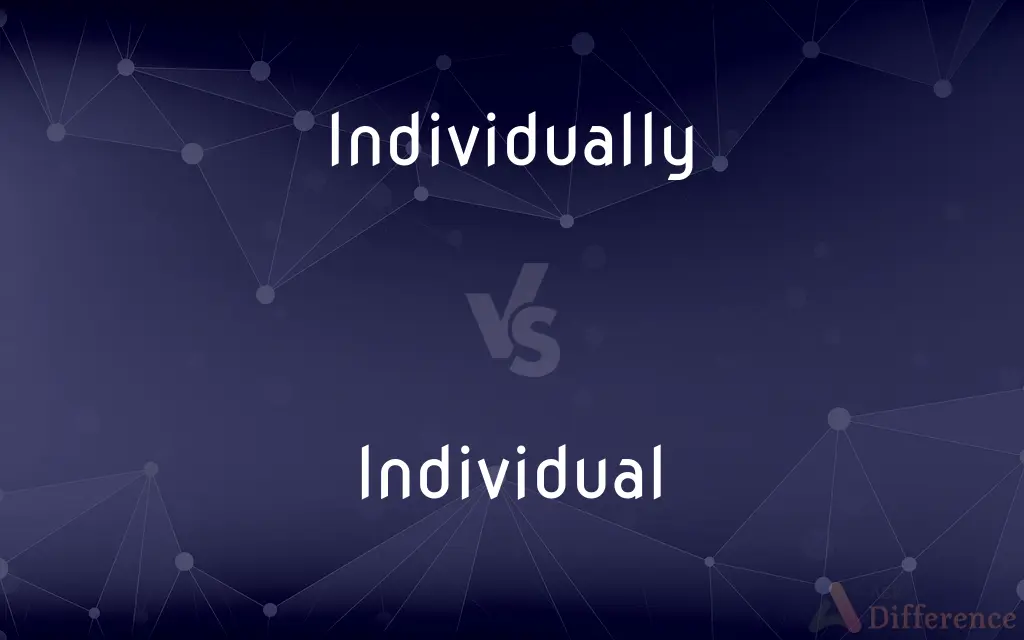 Individually vs. Individual — What's the Difference?