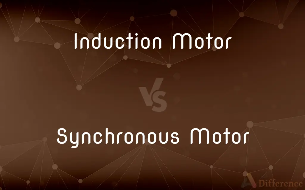 Induction Motor vs. Synchronous Motor — What's the Difference?