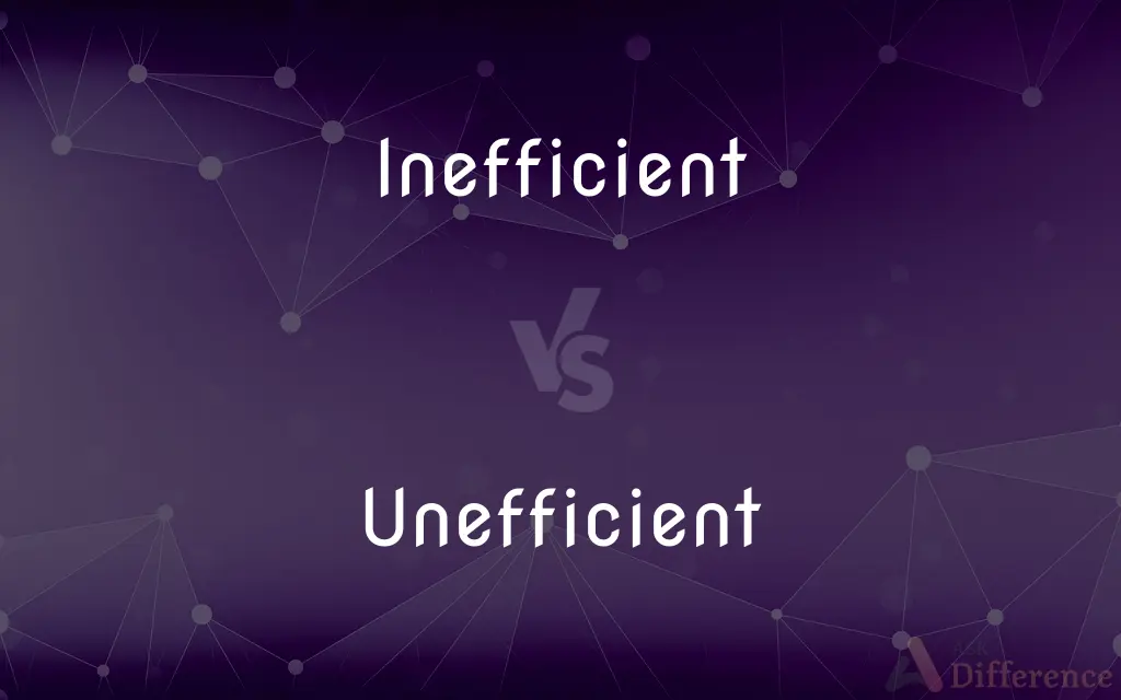 Inefficient vs. Unefficient — Which is Correct Spelling?